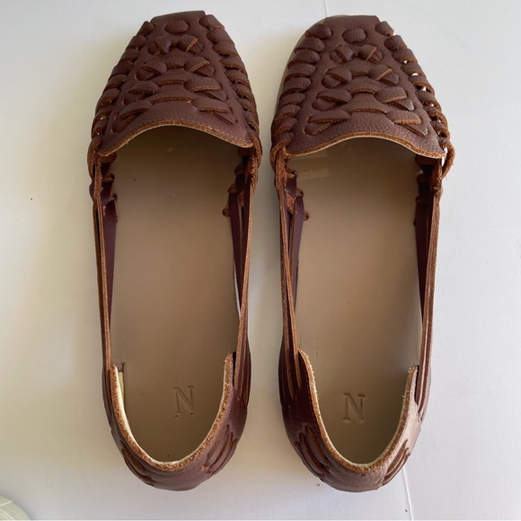 Brown Leather Women's Loafers - Picture 8 of 15